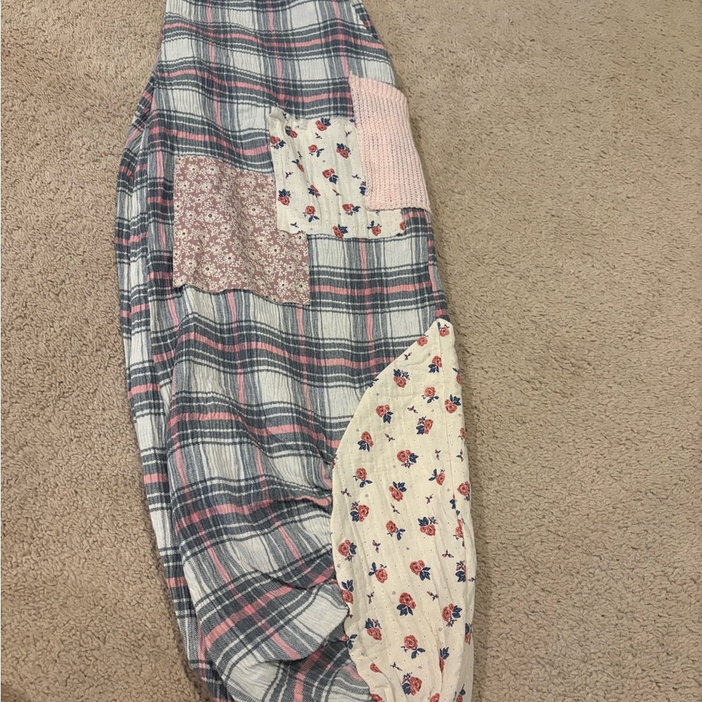 BRAND NWOT POL “GAIL 2” Textured Plaid Joggers, - Picture 4 of 5